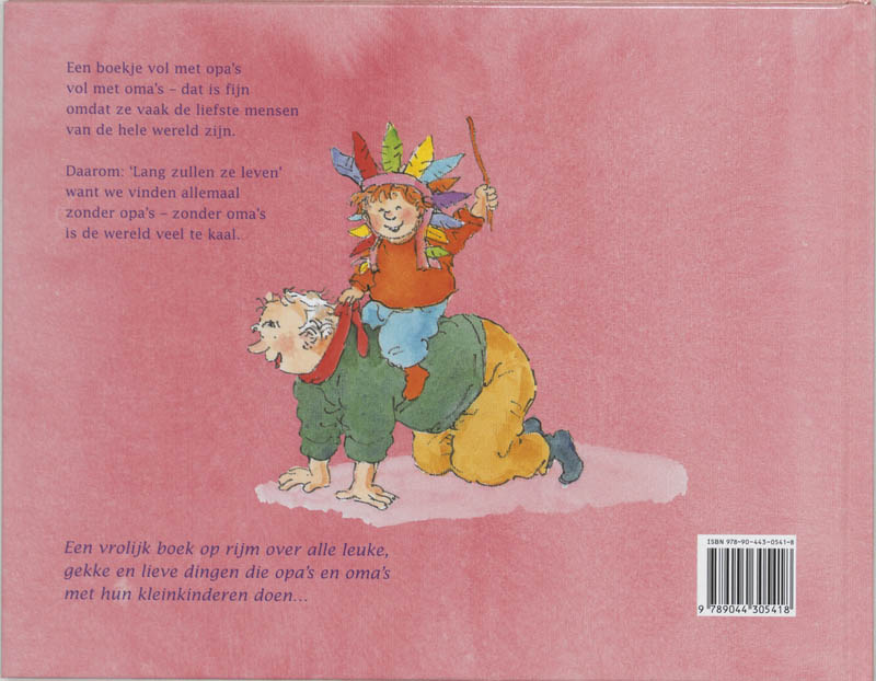 Het opa- en omaboek voor peuters en kleuters achterkant
