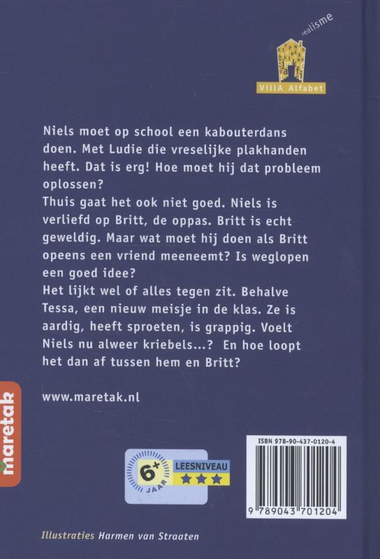 Kriebels / Villa Alfabet Oranje achterkant