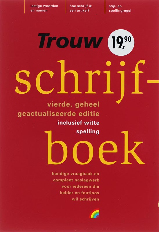 Trouw Schrijfboek / 2006 / Rainbow pocketboeken