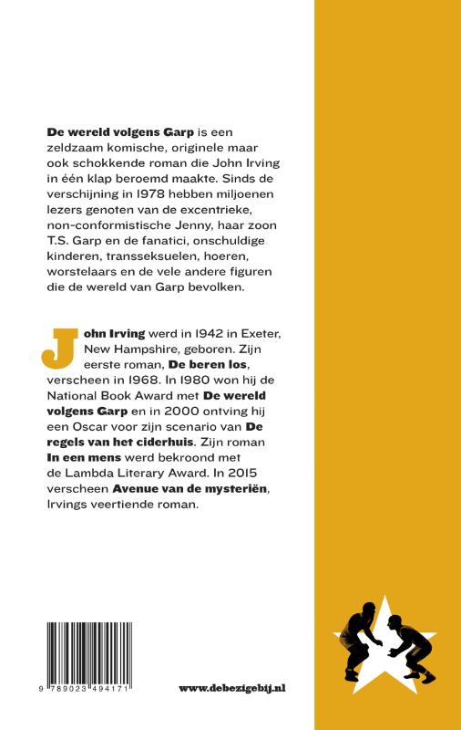 De wereld volgens Garp achterkant