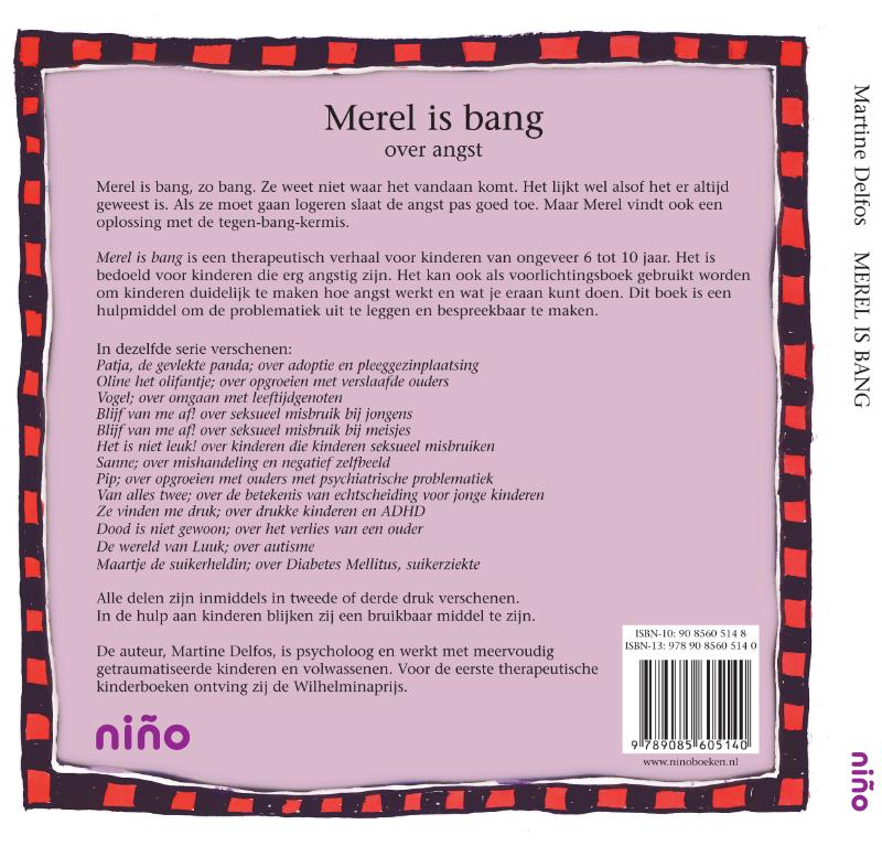 Merel is bang achterkant