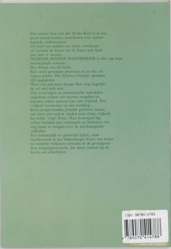 Wonder binnen handbereik achterkant