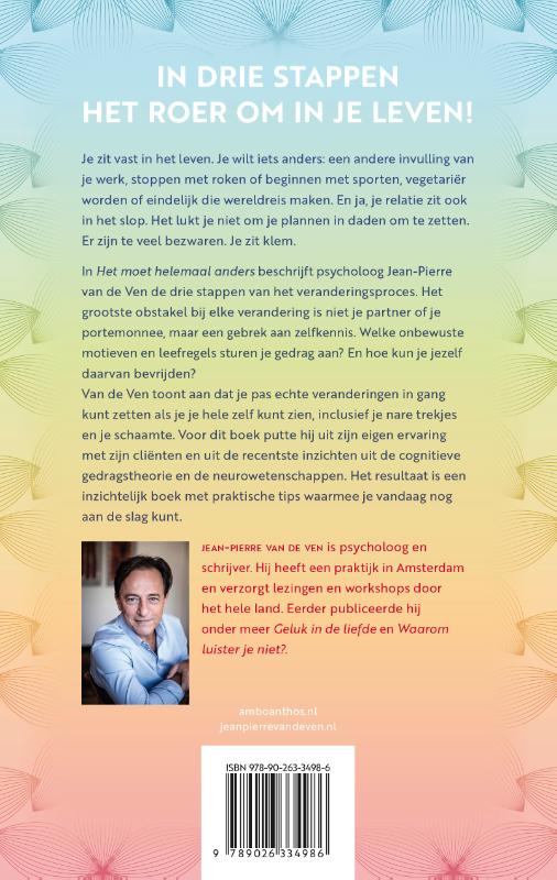 Het moet helemaal anders achterkant