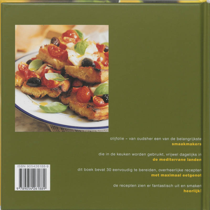 Olijfolie achterkant