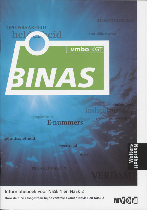 Binas vmbo kgt NaSk 1 en NaSk 2