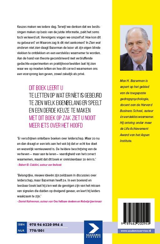 Zien wat anderen niet zien achterkant