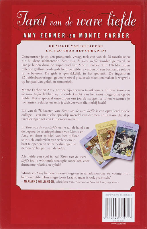 Tarot van de ware liefde achterkant