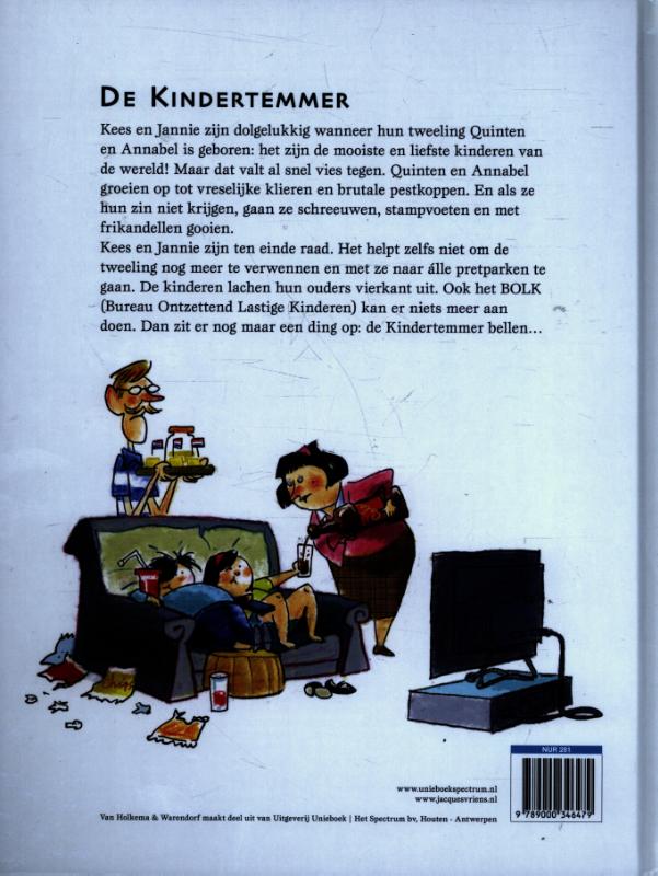 De kindertemmer achterkant