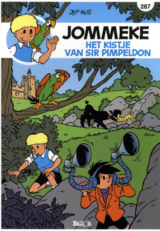 Het kistje van Sir Pimpeldon / Jommeke strip - nieuwe look / 287