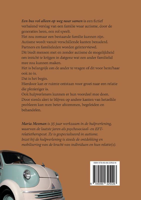 Een bus vol alleen, op weg naar samen achterkant