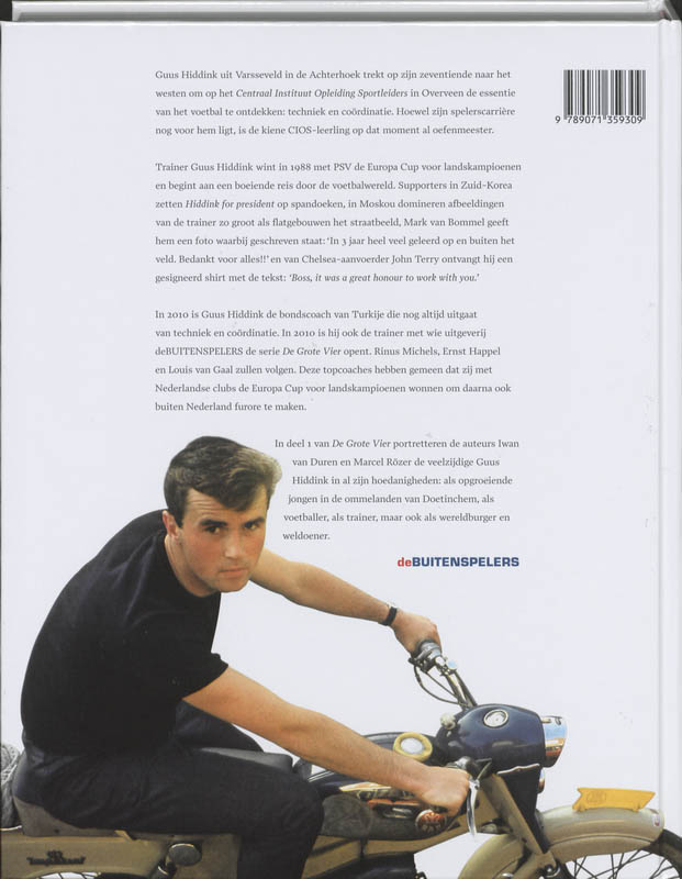 De Grote Vier, Deel 1 Guus Hiddink achterkant