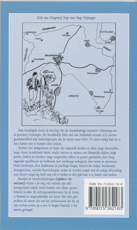 Wandelgids voor Groningen / Nederland / 2 achterkant