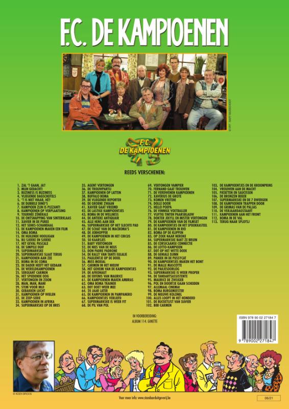Terug naar Splotsj / F.C. De Kampioenen / 113 achterkant