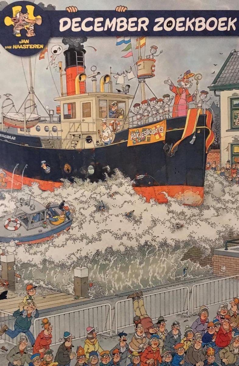 December Sinterklaas Zoekboek Jan Van Haasteren