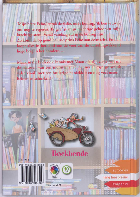 Prins Echo / Boekbende achterkant