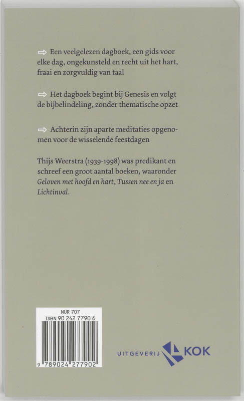 Dagwijzer achterkant