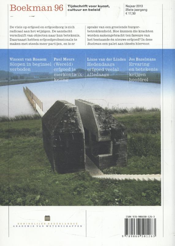 Erfgoed / Boekman / 96 achterkant
