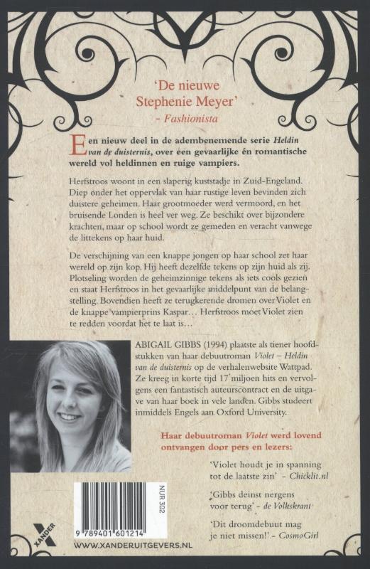 Heldin van de duisternis Herfstroos achterkant