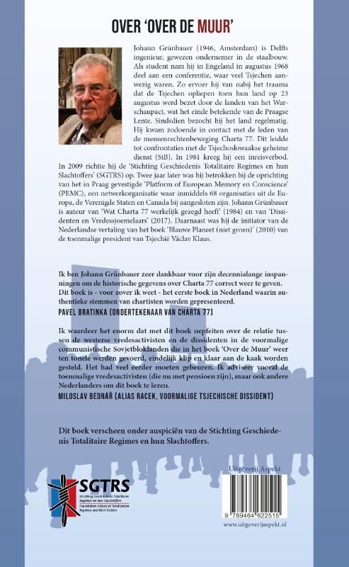 Over ‘Over de Muur’ achterkant