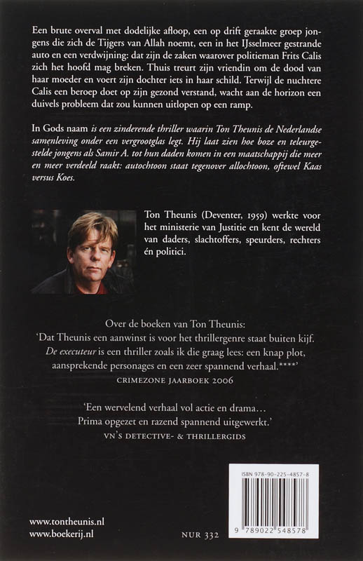 In gods naam achterkant