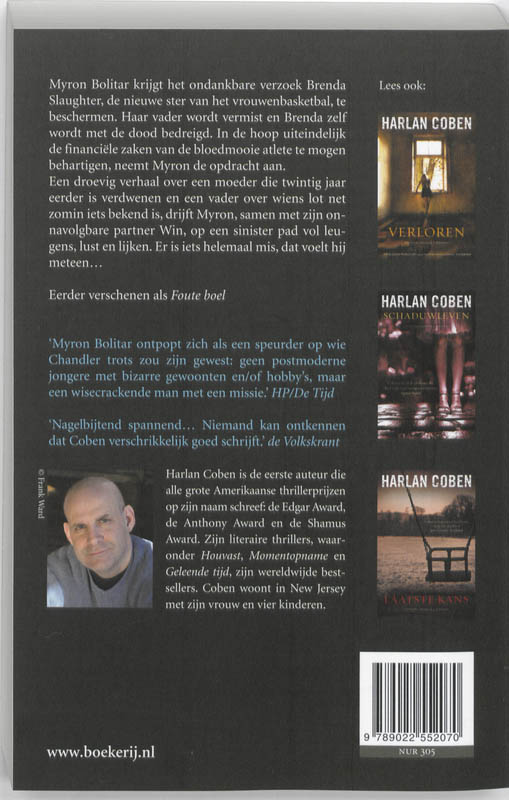 Schijnbeweging / Myron Bolitar / 5 achterkant