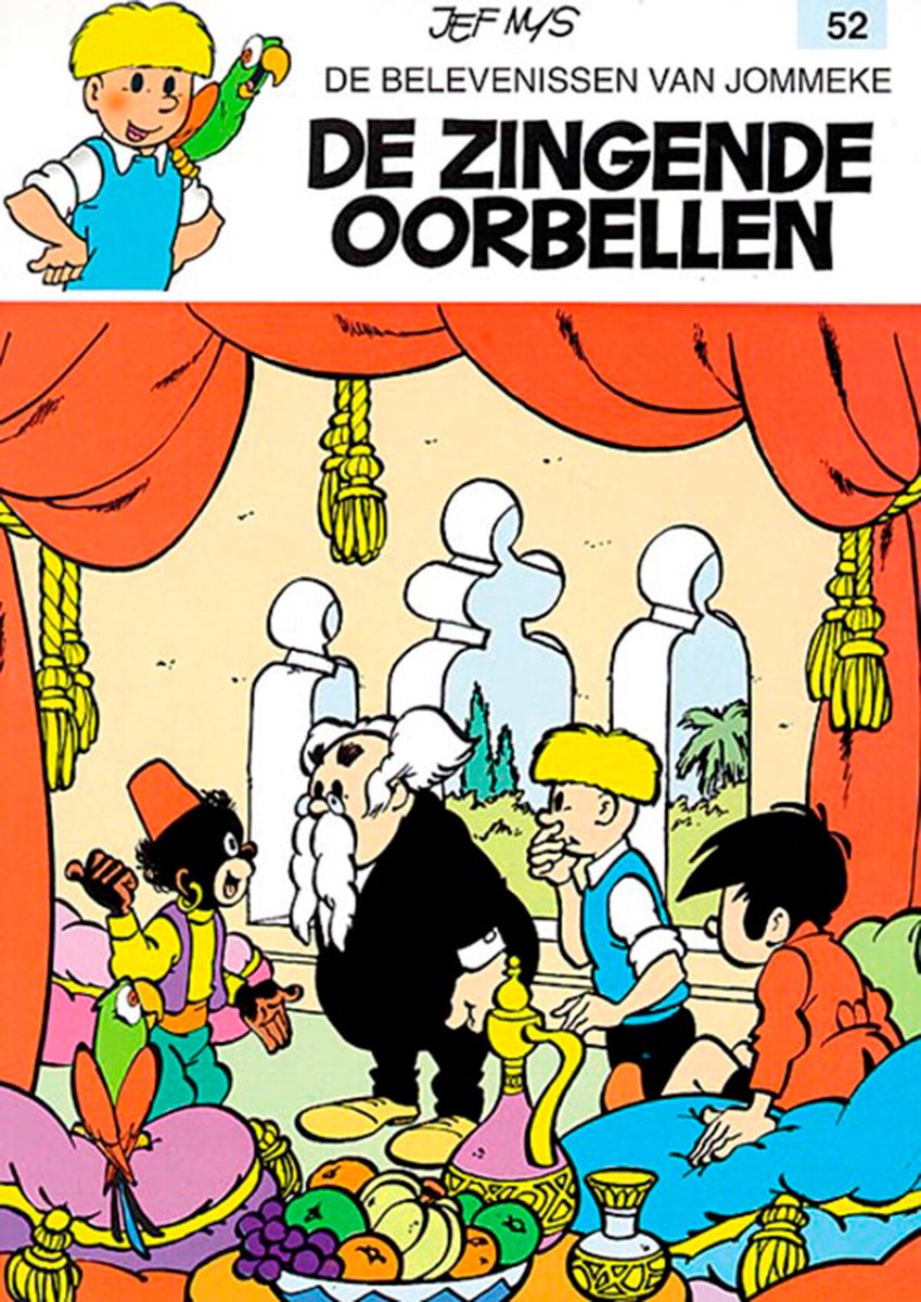 De zingende oorbellen / Jommeke strip - nieuwe look / 52