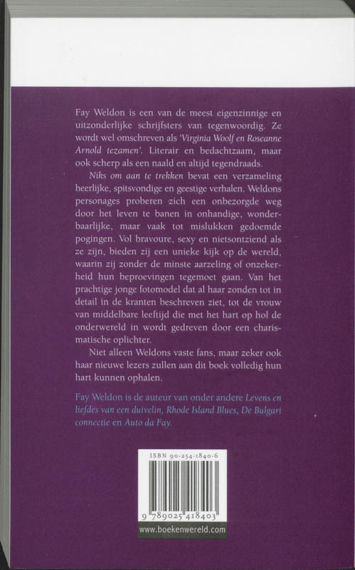 Niks Om Aan Te Trekken achterkant