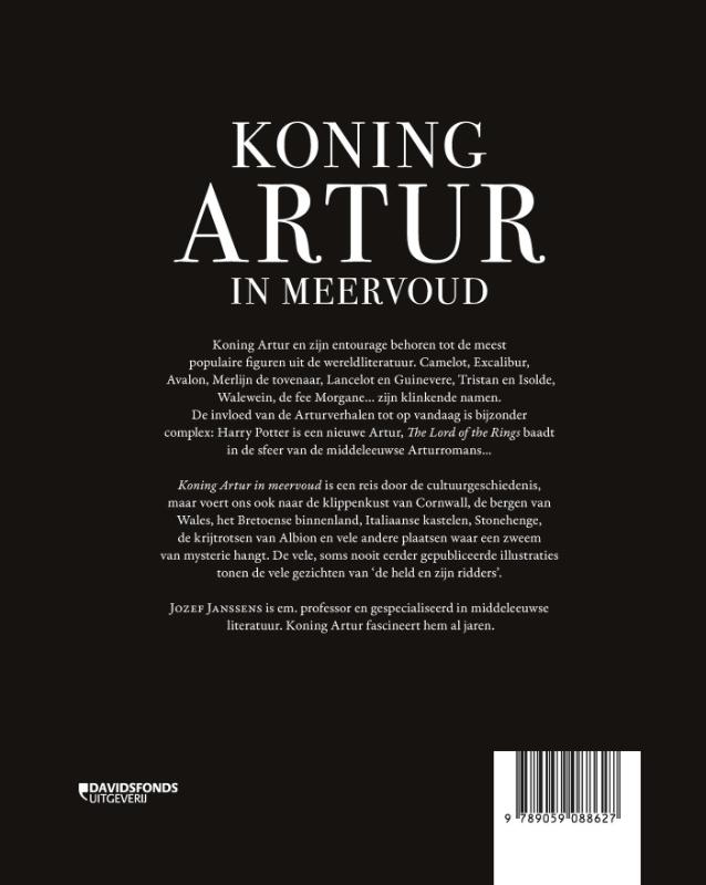 Koning Artur in meervoud achterkant