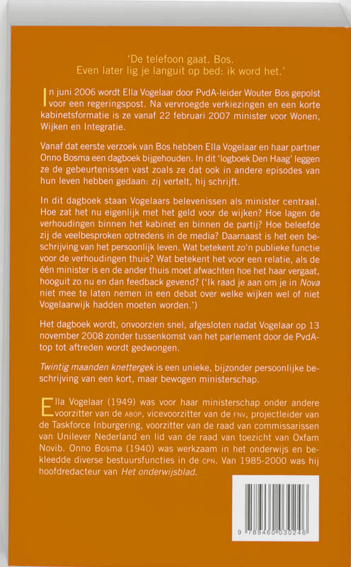 Twintig Maanden Knettergek achterkant