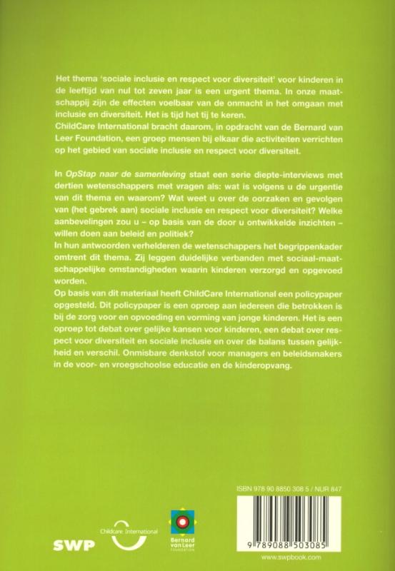 Opstap naar de samenleving achterkant