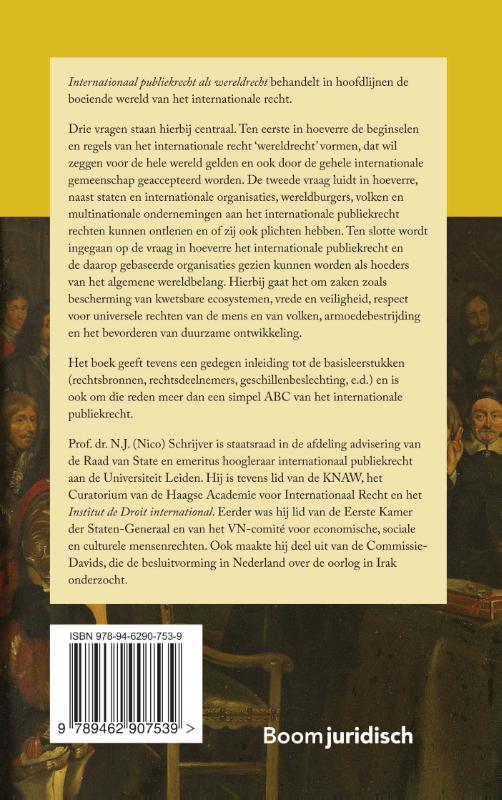 Internationaal publiekrecht als wereldrecht / Boom Juridische studieboeken achterkant