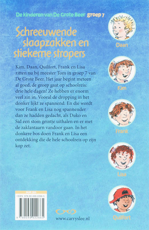 Schreeuwende slaapzakken en stiekeme stropers / De kinderen van De grote beer / 7 achterkant