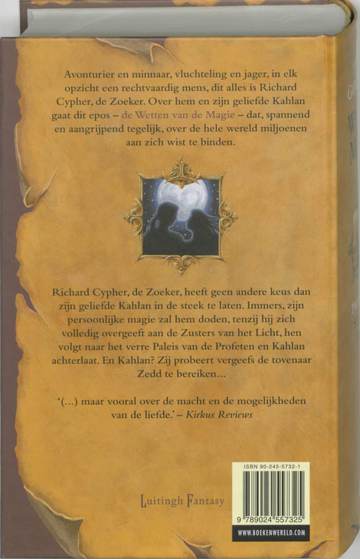 Steen der tranen / De wetten van de magie / 2 achterkant