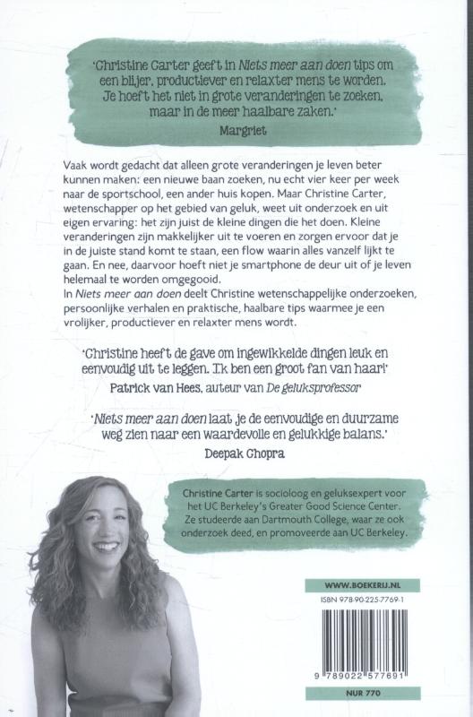 Niets meer aan doen achterkant