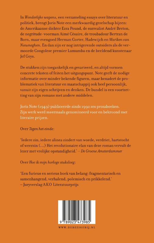 Wonderlijke wapens achterkant