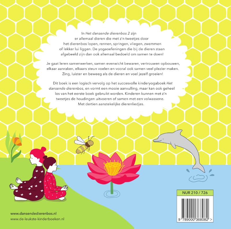 Het dansende dierenbos 1 -  Het dansende dierenbos 2 achterkant