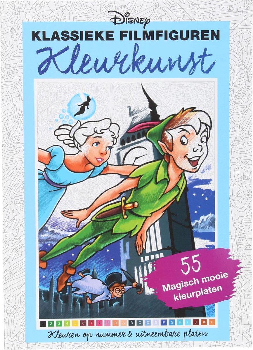 Kleurkunst Kleuren op Nummer - Klassieke Filmfiguren 2