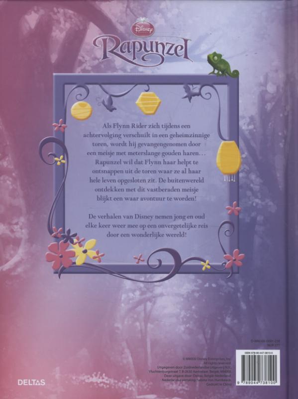 Disney Rapunzel achterkant