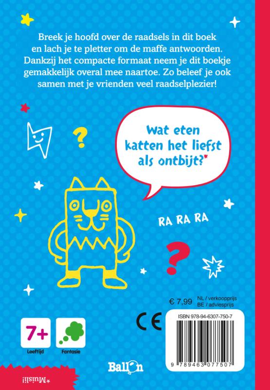 Meer dan 900 grappige raadsels / Raadselboeken / 0 achterkant