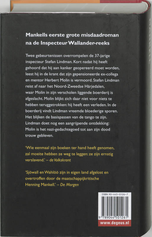 De Terugkeer Van De Dansleraar achterkant