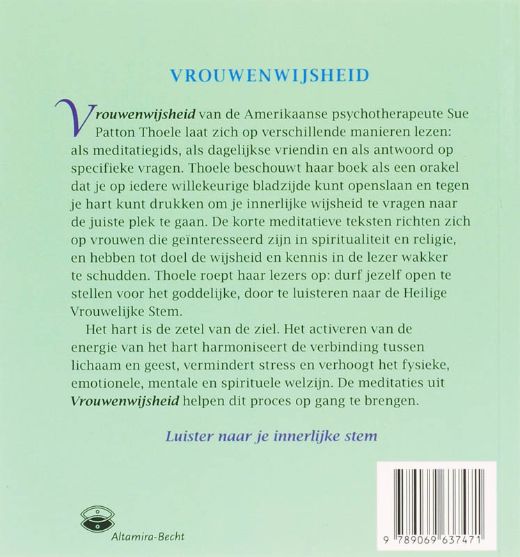 Vrouwenwijsheid achterkant