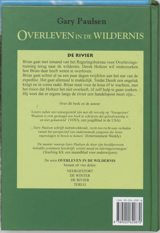 De rivier / Overleven in de wildernis achterkant