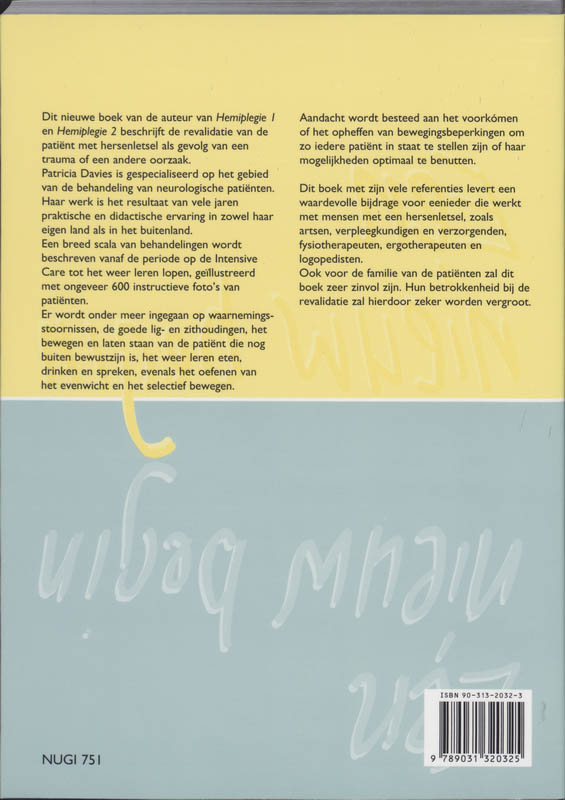 Een nieuw begin achterkant