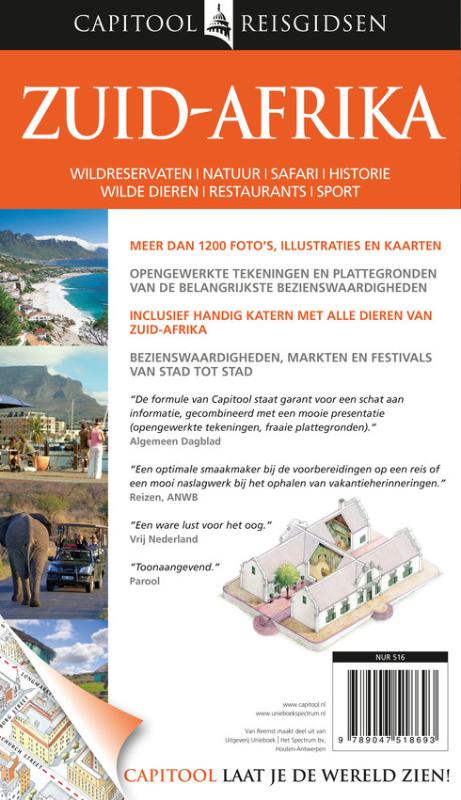 Zuid Afrika / Capitool reisgidsen achterkant