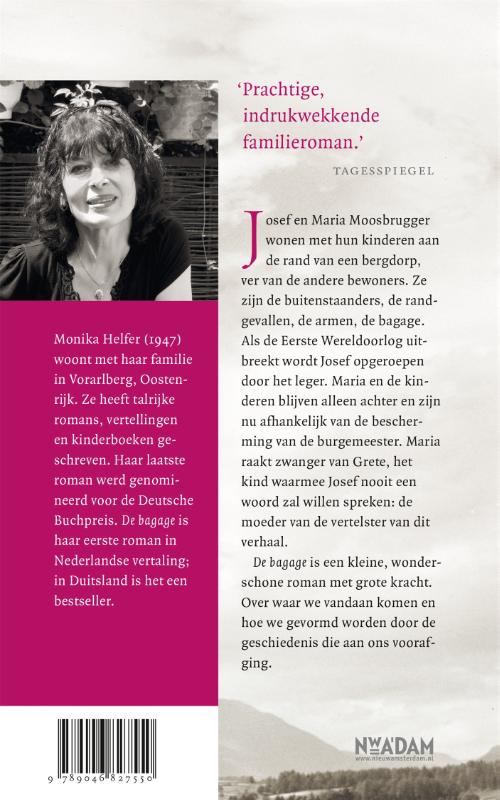 De bagage achterkant