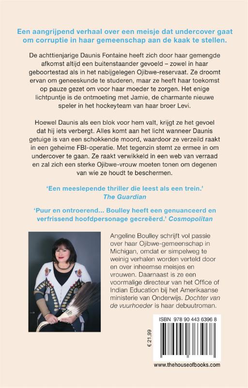 Dochter van de vuurhoeder achterkant