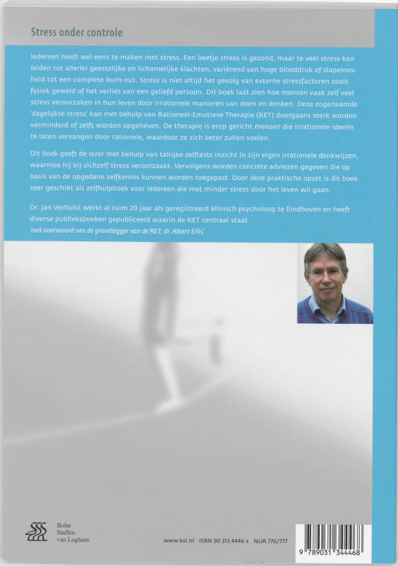 Stress onder controle achterkant