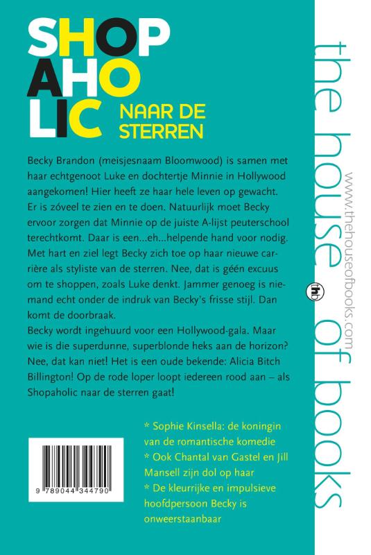 Shopaholic naar de sterren achterkant
