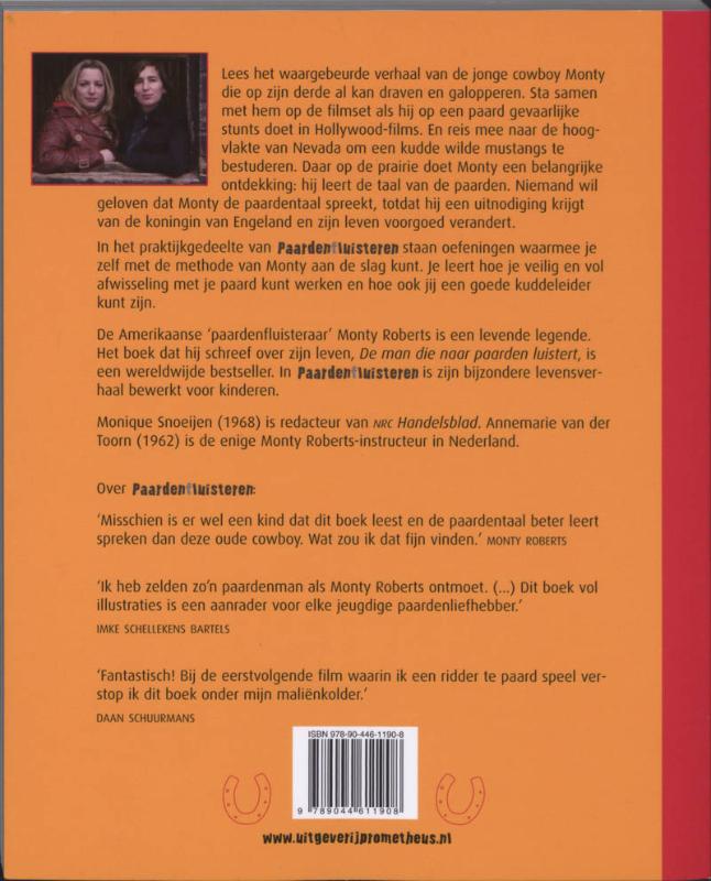 Paardenfluisteren achterkant