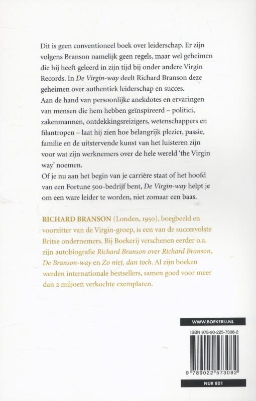 De virgin-way achterkant